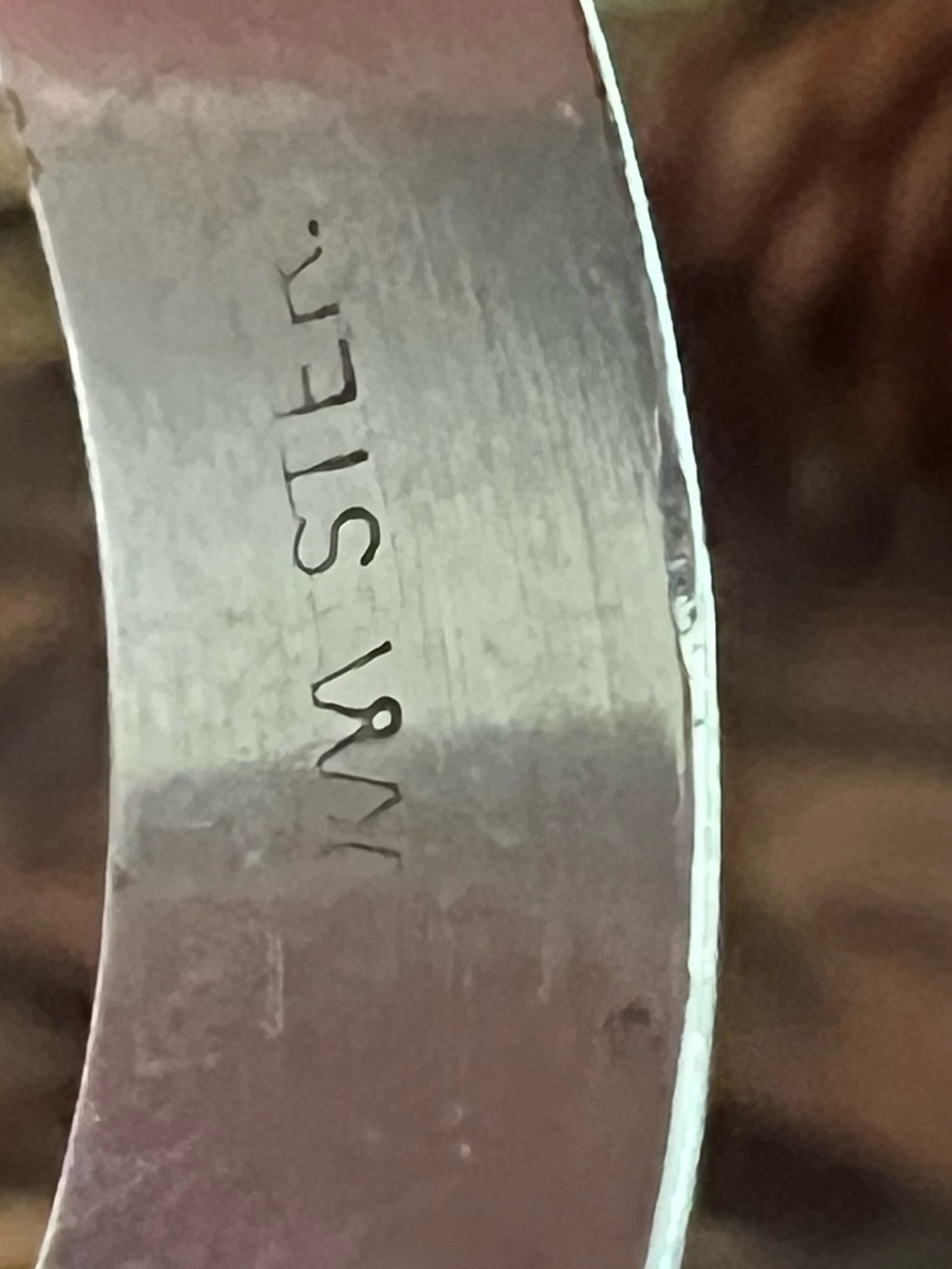 WM Co Silver Ring 925 Sterling Wedding Band 6mm 10.5-11 Minimalist - Picture 5 of 7